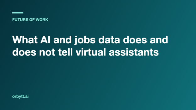 Featured image: What AI and jobs data does and does not tell virtual assistants